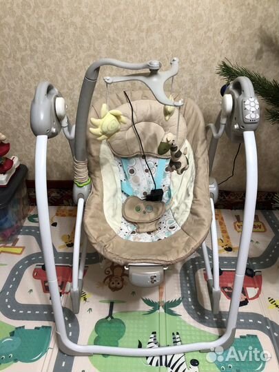 Детские электронные качели jetem flappy 2 в 1