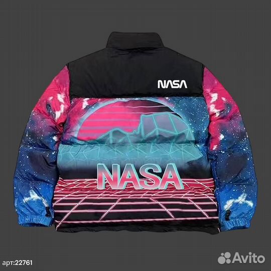 Космическая мужская зимняя куртка nasa новая 52(L/XL)