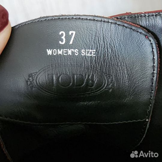 Женские ботинки tods