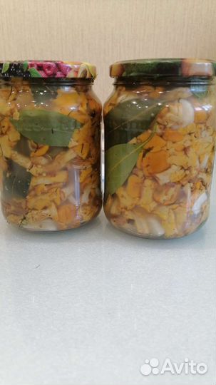 Лисички соленые