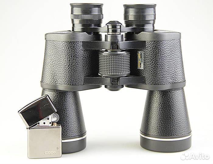 Бинокль Veber Classic бпц 20x50 черный, кожа