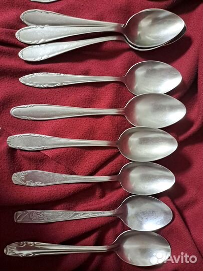 Ложки столовые разные нержавейка СССР