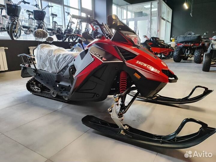 Снегоход Motax Snow Cat 150 красный