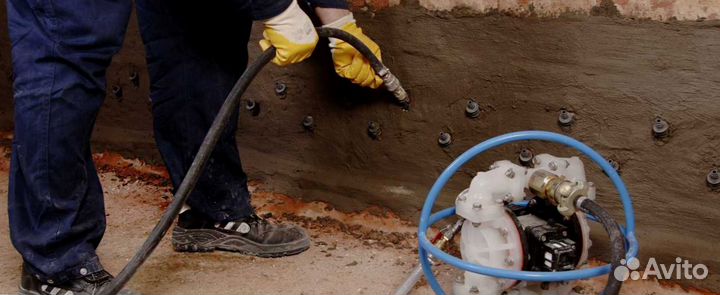 Гидроизоляция фундамента полимочевиной