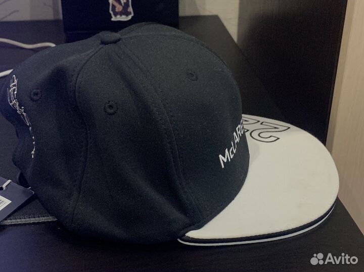 Кепка McLaren Honda Jenson Button Flat Peak Cap