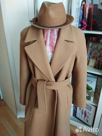 Шляпа федора бежевая новая