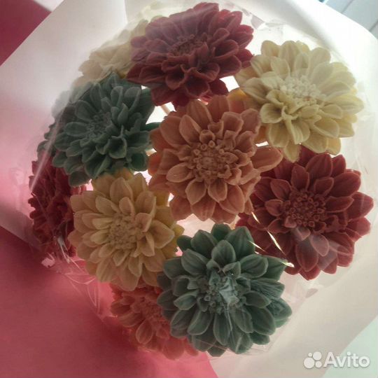 Шоколадный букет хризантем 11шт