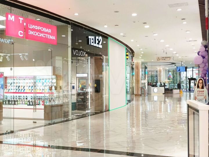 Торговое помещение 66 м² в трц 