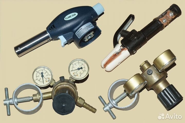 Газовая горелка, редуктор газовый ацетиленовый
