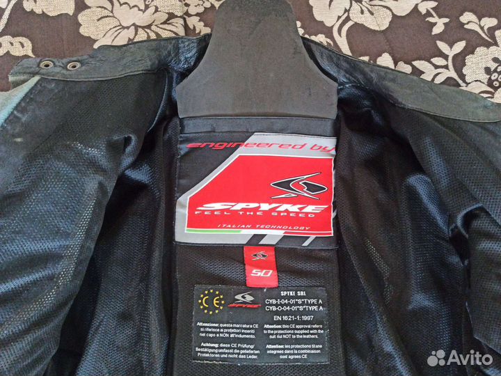 Мото костюм раздельный 50 защита спины слайдеры