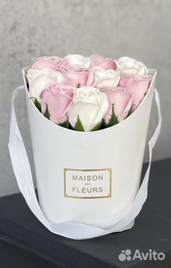 Букет из мыльных роз