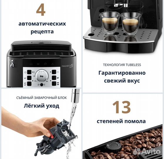 Кофемашина delonghi ecam 22.110 B