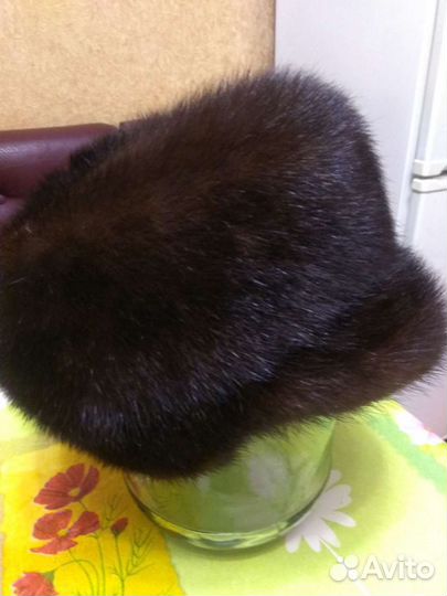 Шапка норковая женская бу