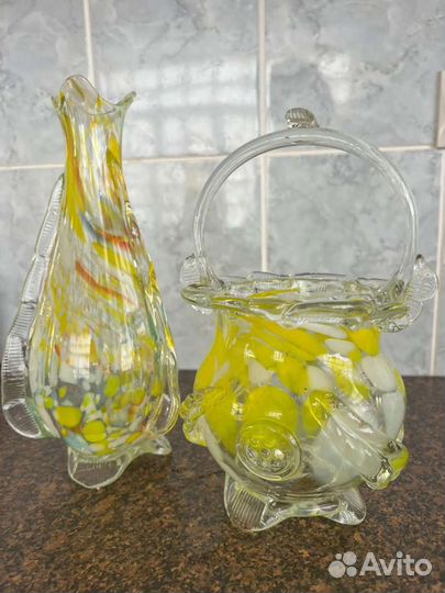 Ваза и корзина