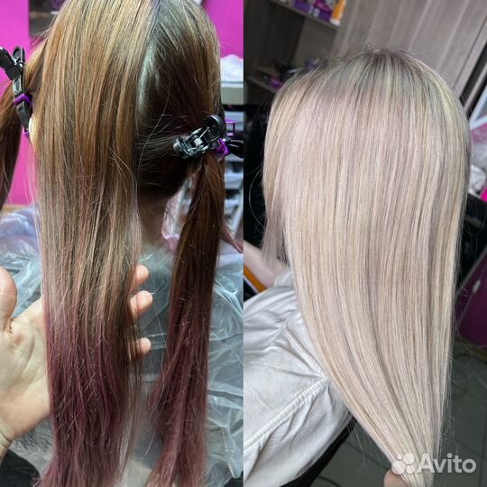 Окрашивание волос