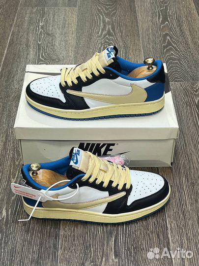 Кроссовки nike air jordan 1 low travis scott