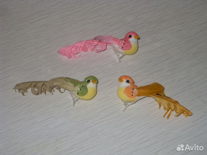 Птички для декора, бабочки