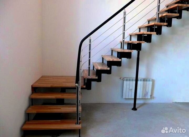 Лестница из листового металла