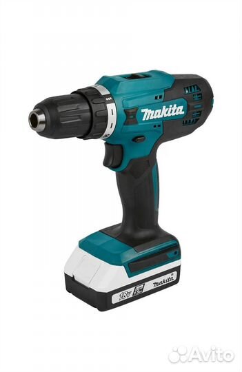 Аккумуляторная дрель-шуруповерт makita DF488DWE