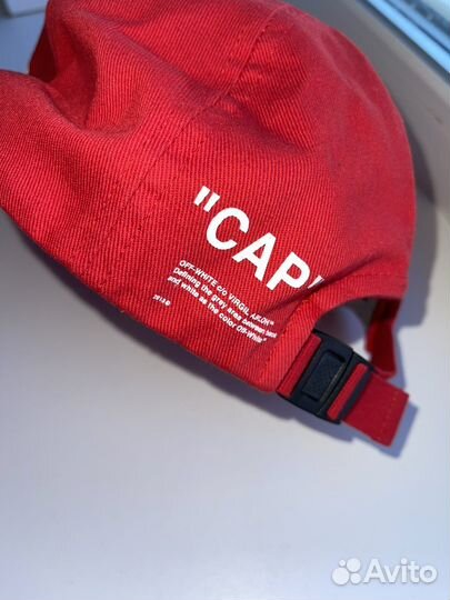 Бейсболка off-white