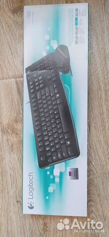 Комплект клавиатура+мышь Logitech MK120