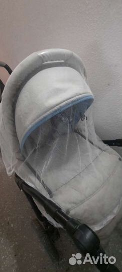 Коляска серо-голубая Tutis Zippy Sport 2 в 1