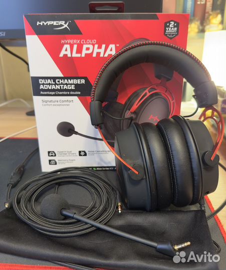 Игровые наушники HyperX Cloud Alpha