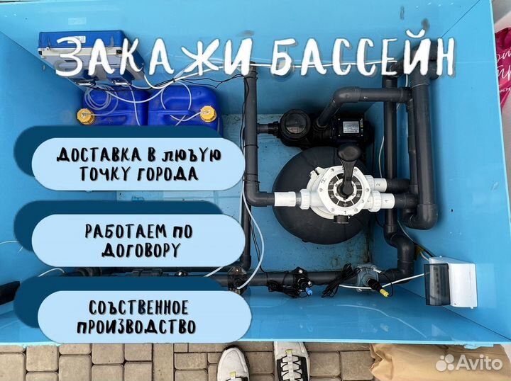 Бассейн на заказ 3х4