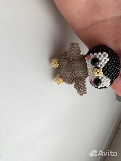 Амигуруми из бисера пингвин