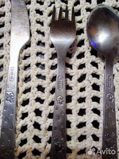 Столовый набор для детей Утенок СССР