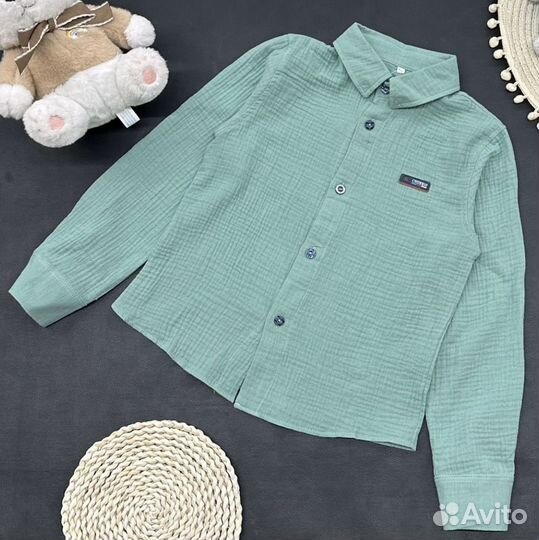 Рубашка из муслина детская 128-152