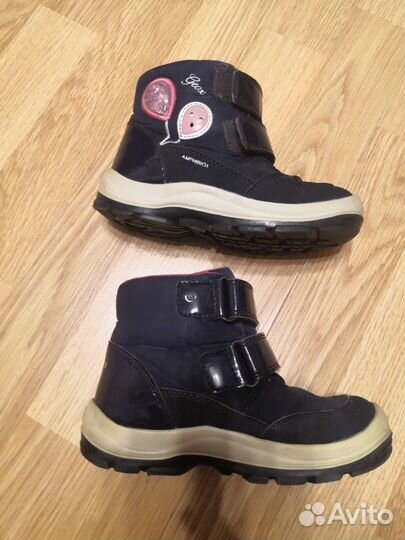 Зимние ботинки geox, 27