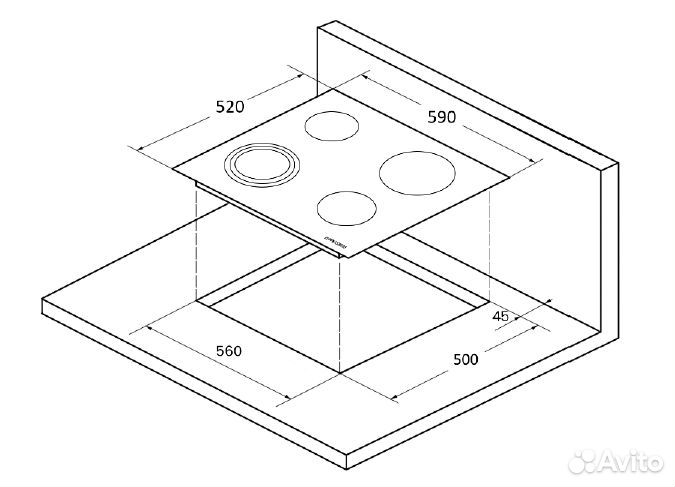 Поверхность kuppersberg ICS 624