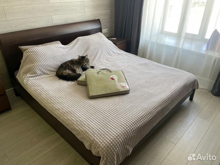 Плед в кубик 200х220 велсофт