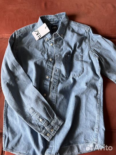 Джинсовая рубашка Zara