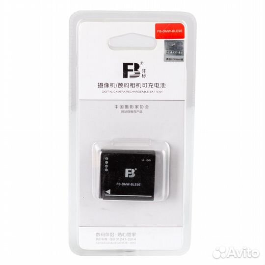 Аккумулятор FB DMW-BLE9E для Panasonic GF6 GX7 GF5