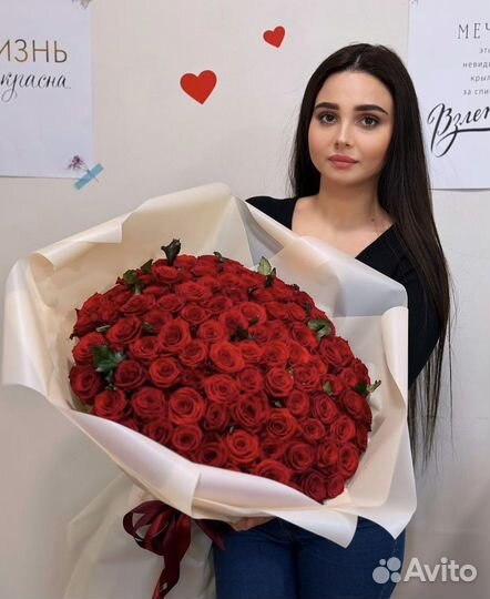 Букеты розы 25 роз 35 роз 51 роза 101 роза