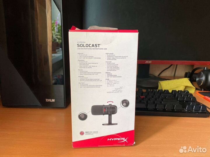 Микрофон hyperx solocast для стримов