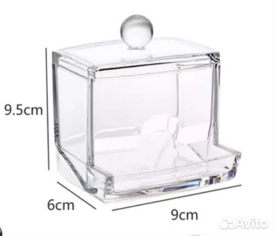 Контейнер органайзер для ватных палочек и дисков