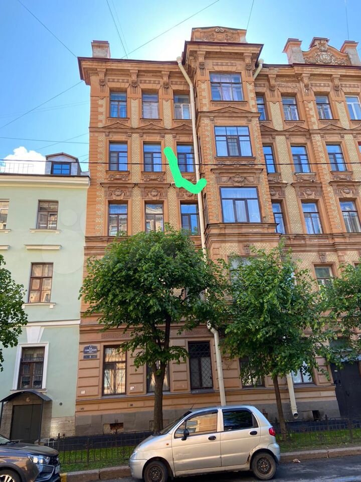 Квартира-студия, 13 м², 2 кровати