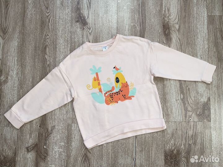 Свитшоты Crockid, джинсы Reserved 110 см