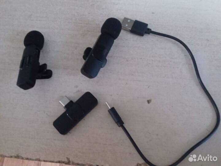 Петличные микрофоны 2 шт