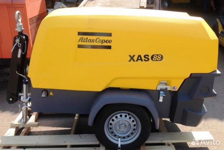 Дизельный передвижной компрессор Atlas Copco XAS