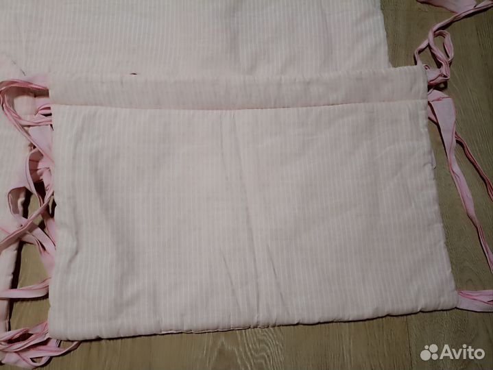 Бортики в кроватку для девочки