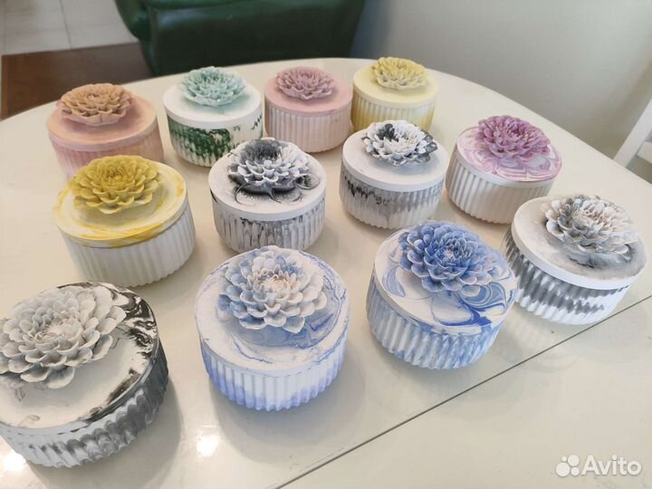 Шкатулка из гипса