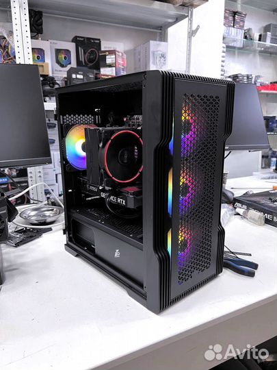 Игровой компьютер Ryzen 3 4100/SSD/RTX 2060