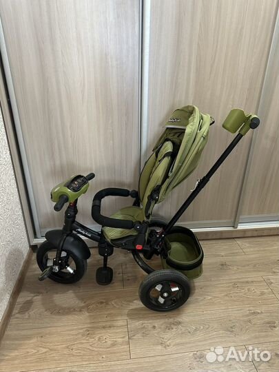 Детский велосипед с родительской ручкой