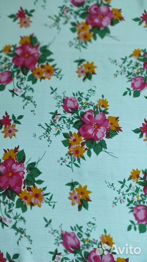 Ткань крепдешин советский СССР (шелк) 1,3 м