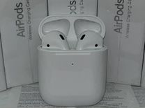 Наушники Apple Airpods 2 (Доставка + Чехол)