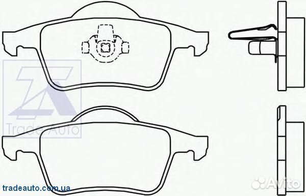 Brembo P 86 014 Комплект тормозных колодок дисковы